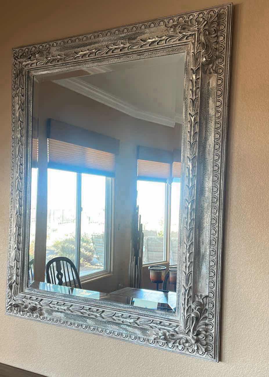 Photo 4 of FRAMED BEVELED WALL MIRROR 42”x52”