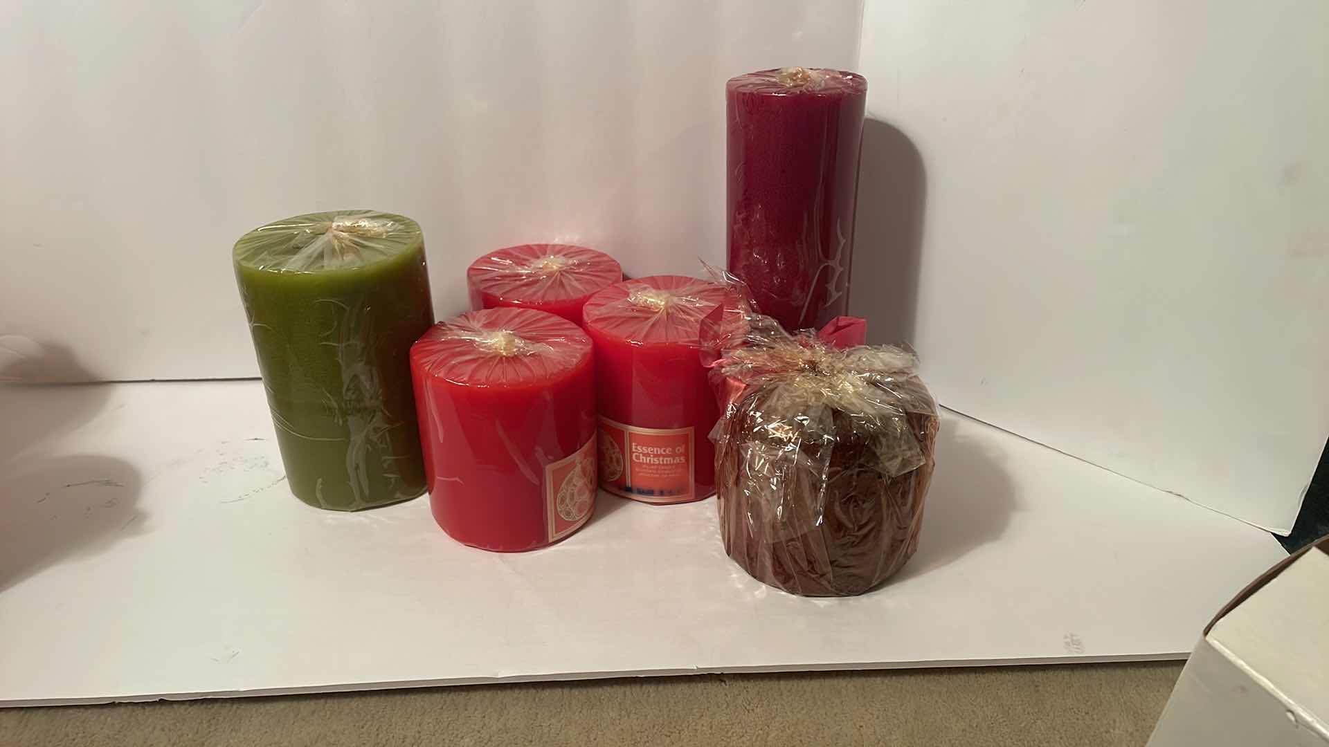 Photo 2 of CHRISTMAS SCENTED PILLAR CANDLES  6”