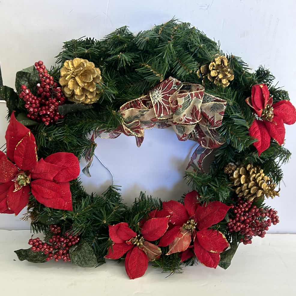 Photo 3 of 2-CHRISTMAS DECOR- 21” WREATHES