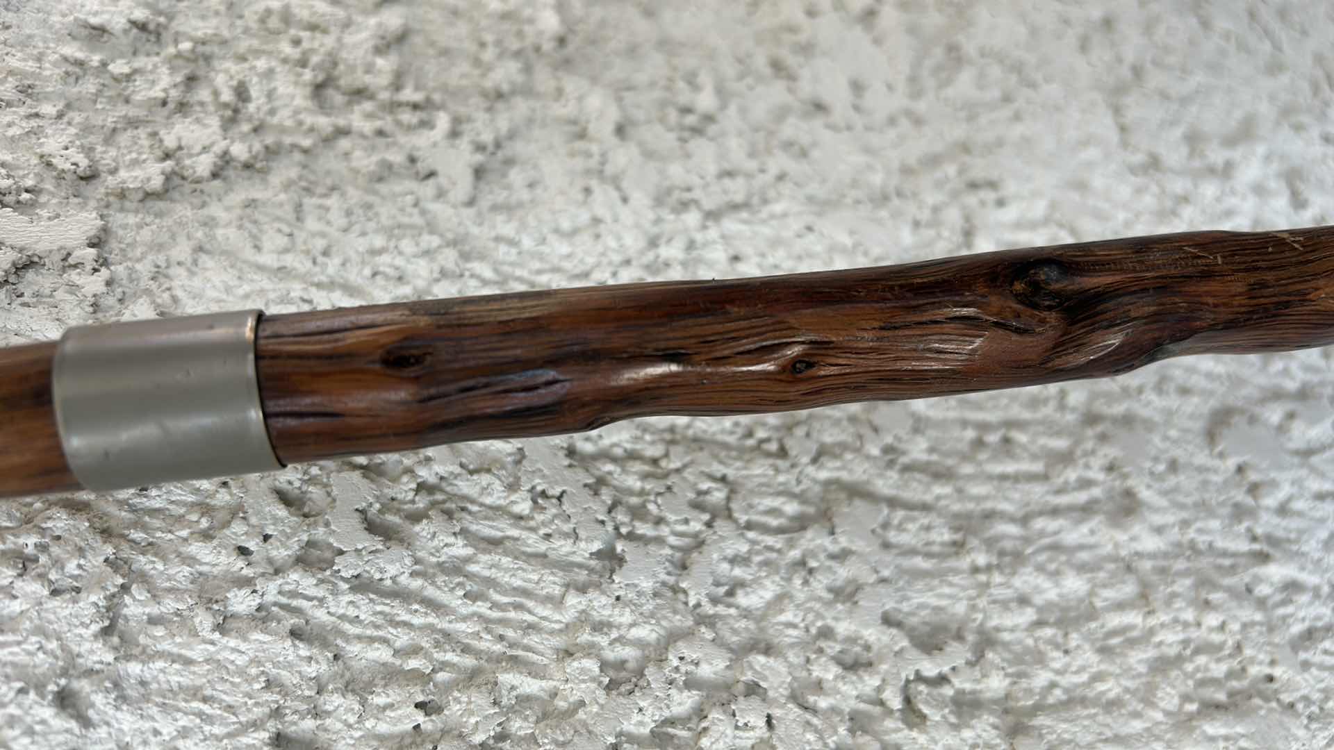 Photo 3 of VINTAGE WOOD WALKING CANE, 34”.