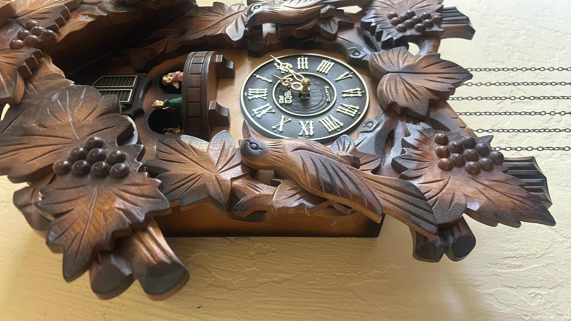 Photo 3 of THE TIME COMPANY WOOD COOKOO CLOCK 19” x H3’