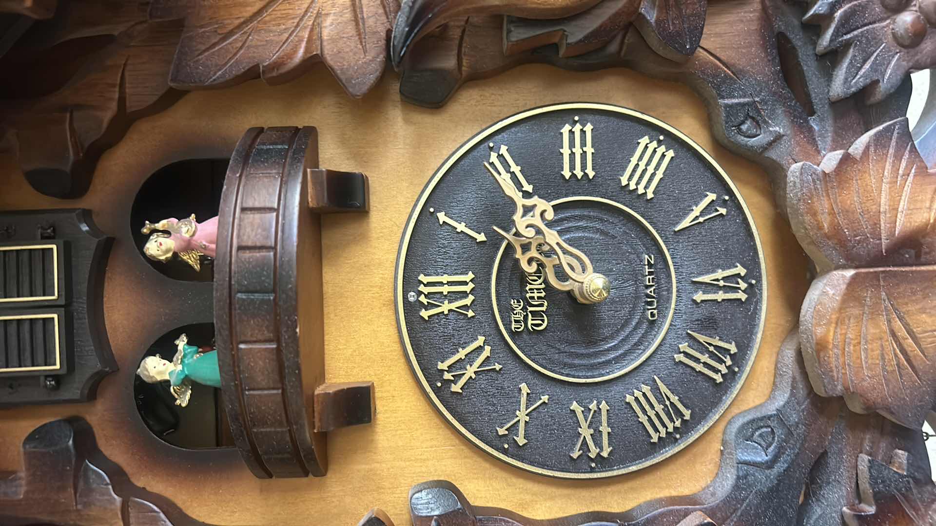 Photo 5 of THE TIME COMPANY WOOD COOKOO CLOCK 19” x H3’