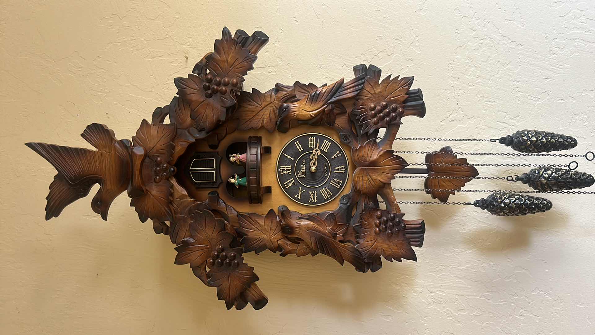 Photo 1 of THE TIME COMPANY WOOD COOKOO CLOCK 19” x H3’