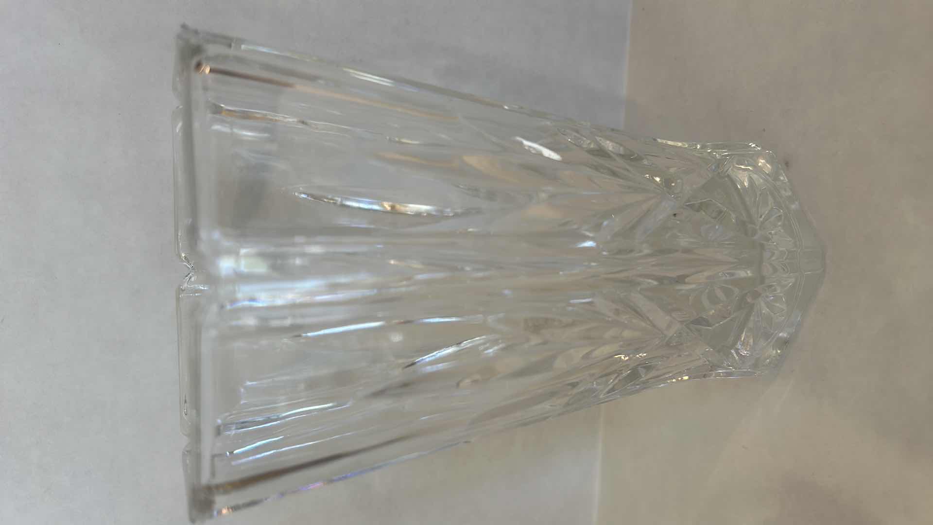 Photo 5 of 5 CRYSTAL VASES - TALLEST H8.5”