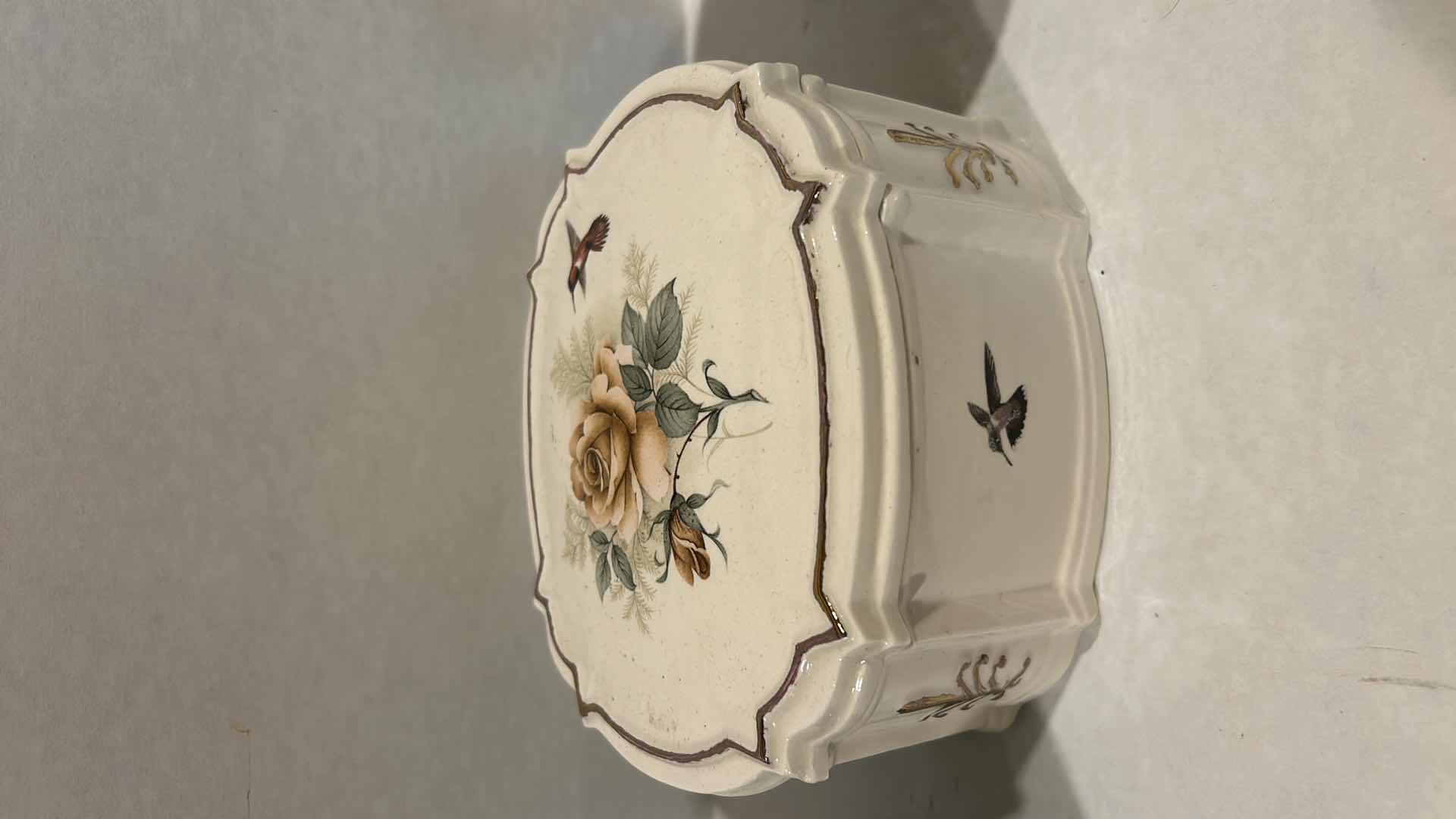 Photo 5 of 3 PORCELAIN TRINKET BOXES