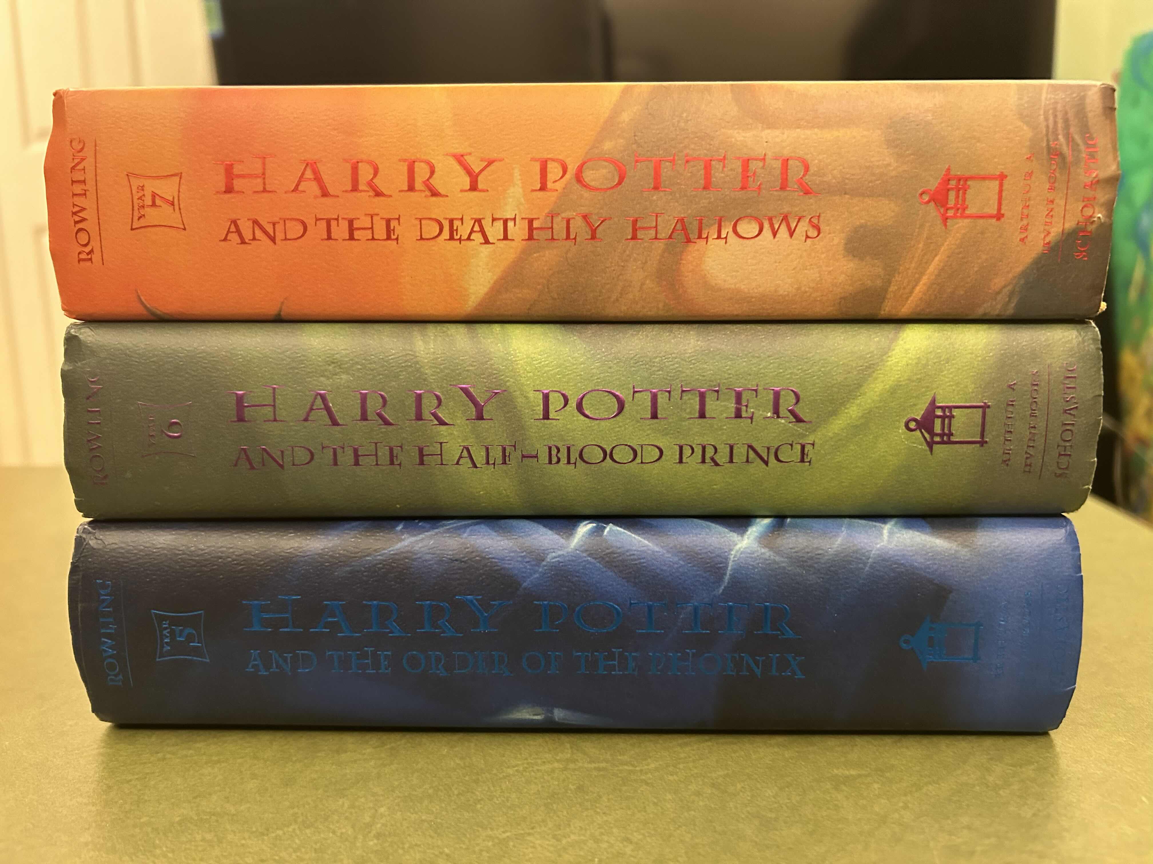 Photo 1 of 3- HARD BOUND HARRY POTTER BOOKS