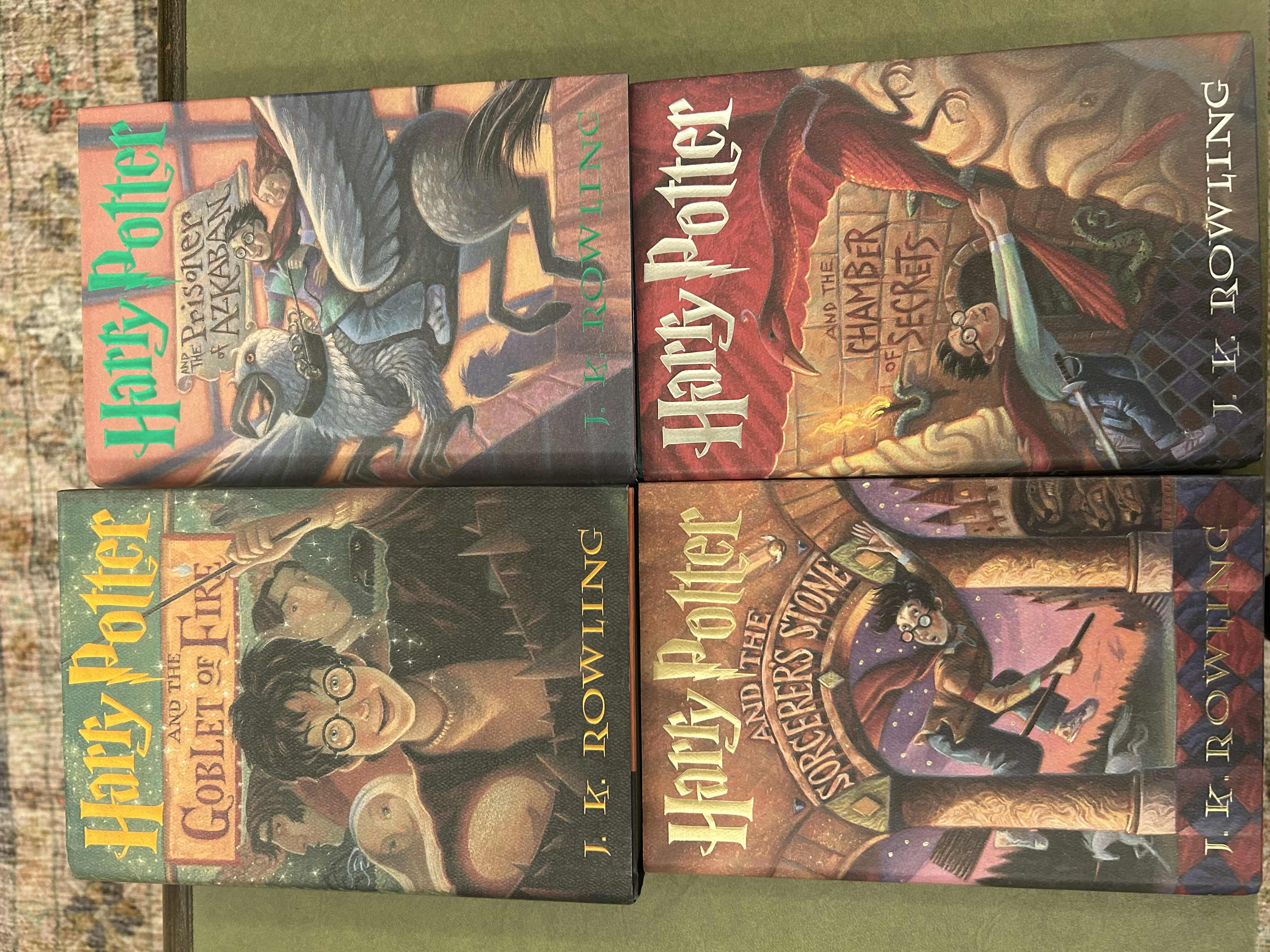 Photo 2 of 4- HARDBOUND HARRY POTTER BOOKS