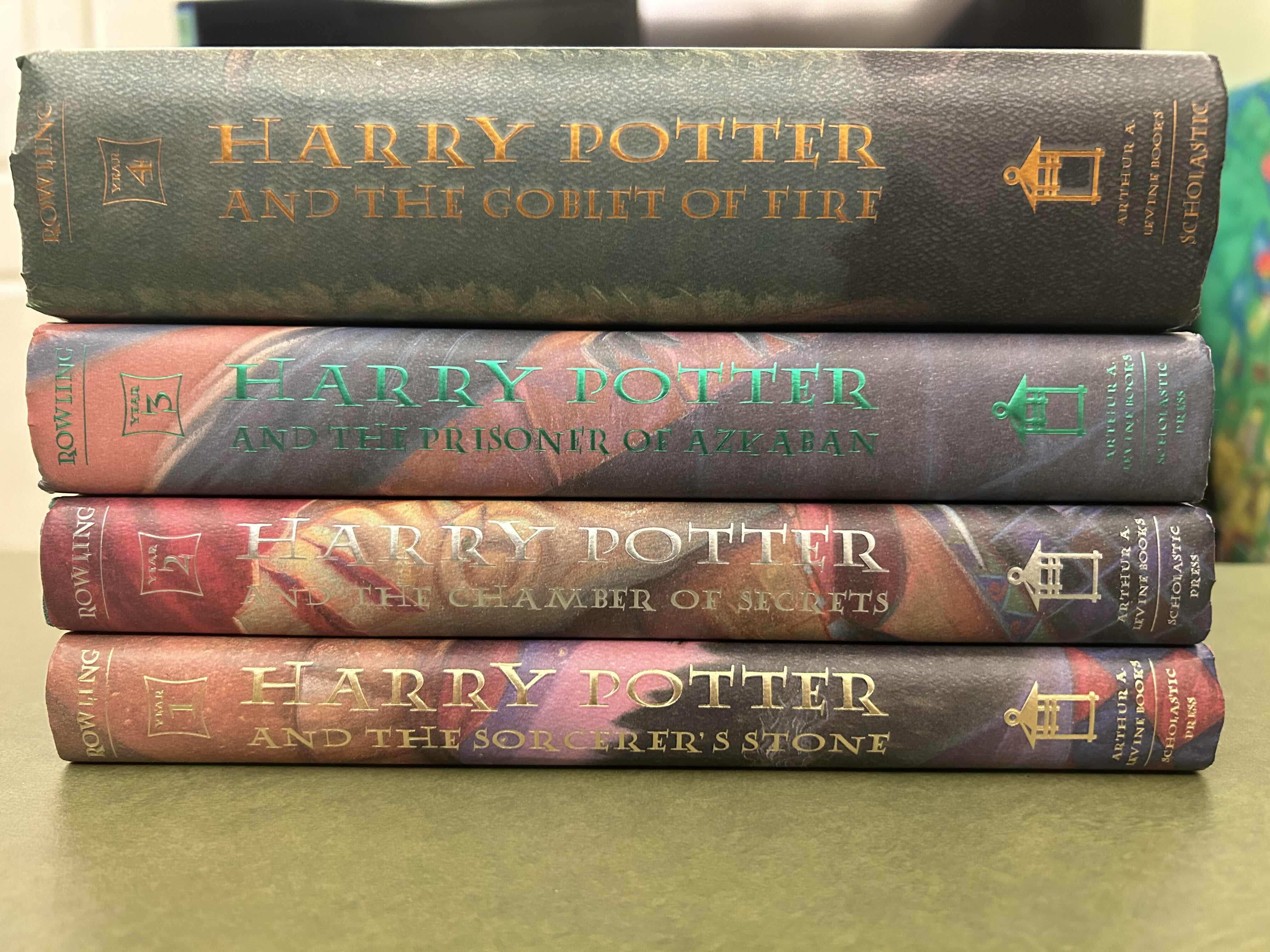 Photo 1 of 4- HARDBOUND HARRY POTTER BOOKS