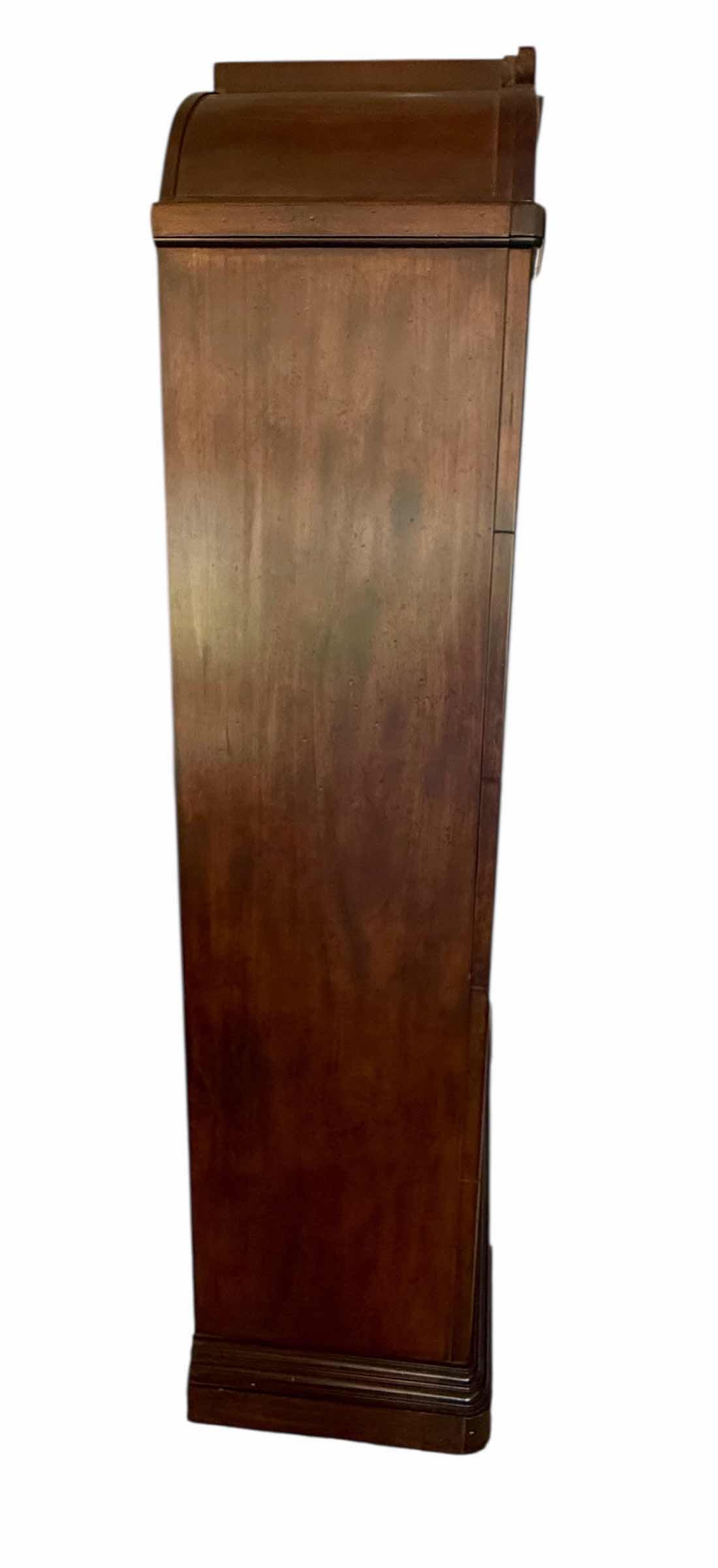 Photo 1 of HEAVY MAHOGANY WOOD W WROUGHT IRON DOORS BAR & WINE CABINET  51” x 19” H92”