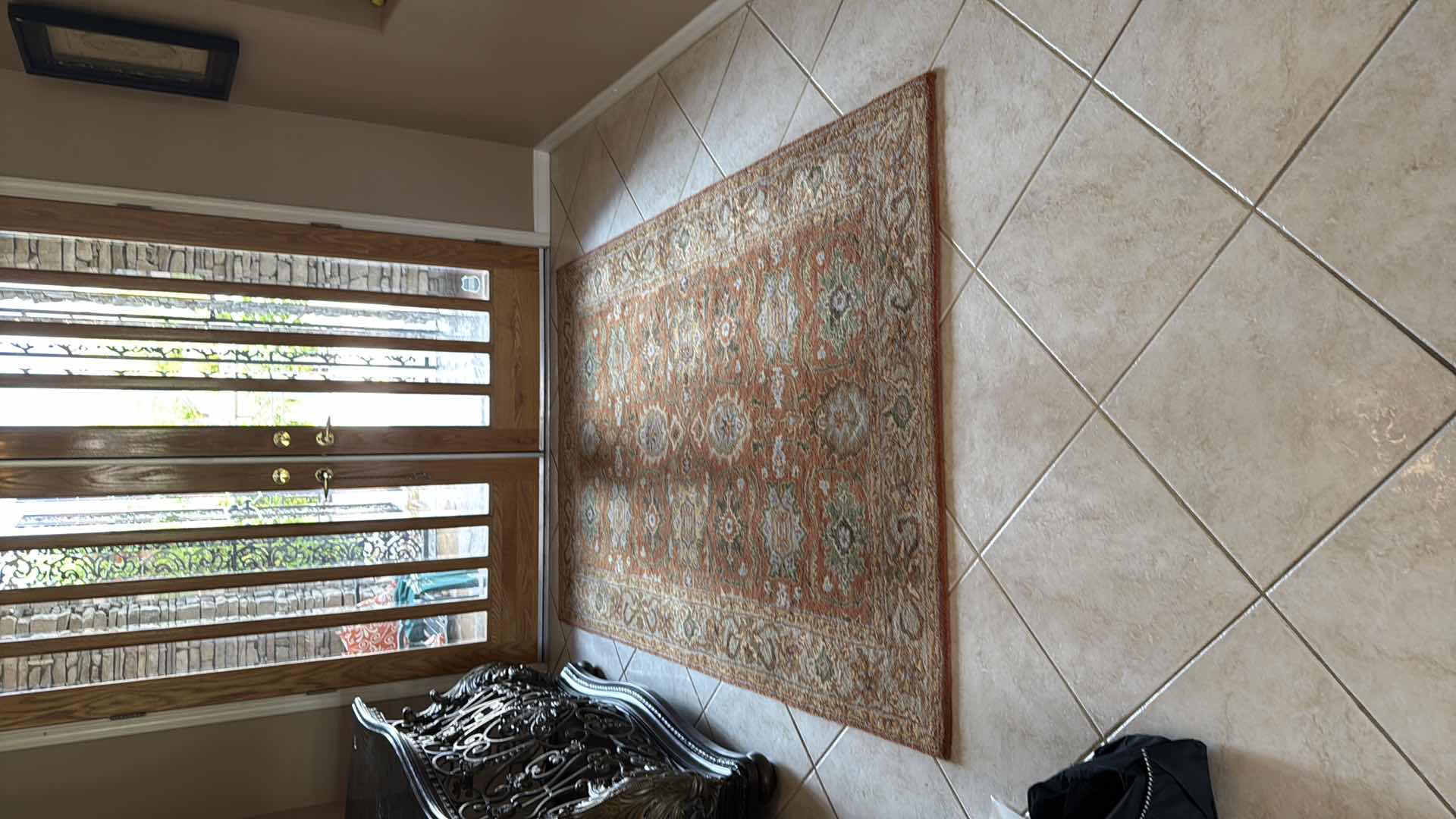 Photo 1 of SAFAVIEH HERITAGE HAND TUFTED RUST & BEIGE AREA RUG 5’ x 8’