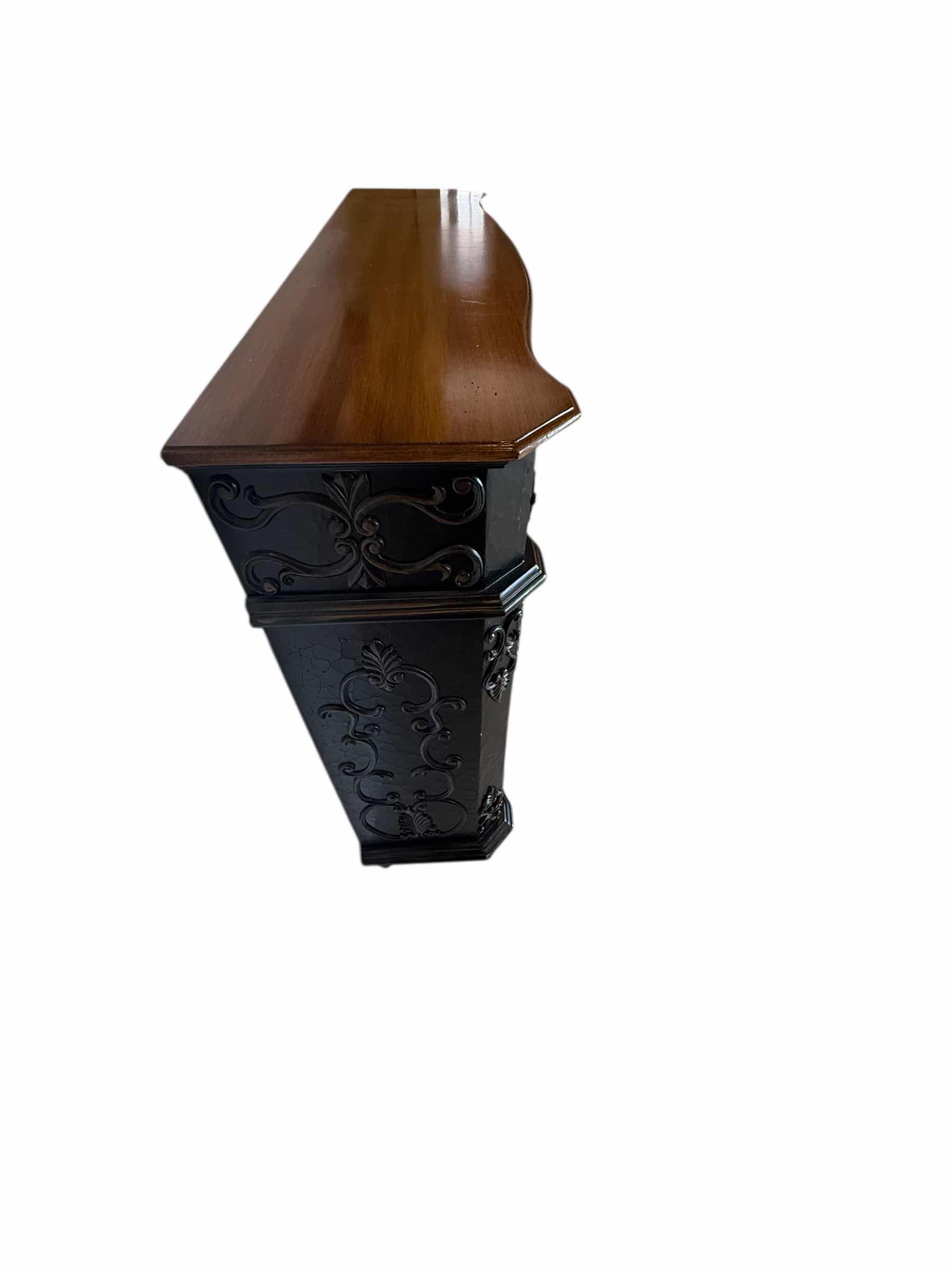 Photo 1 of THOMASVILLE ORNATE SERPENTINE FRONT ACCENT CABINET SERVER BUFFET 48” x 12” H38.5”