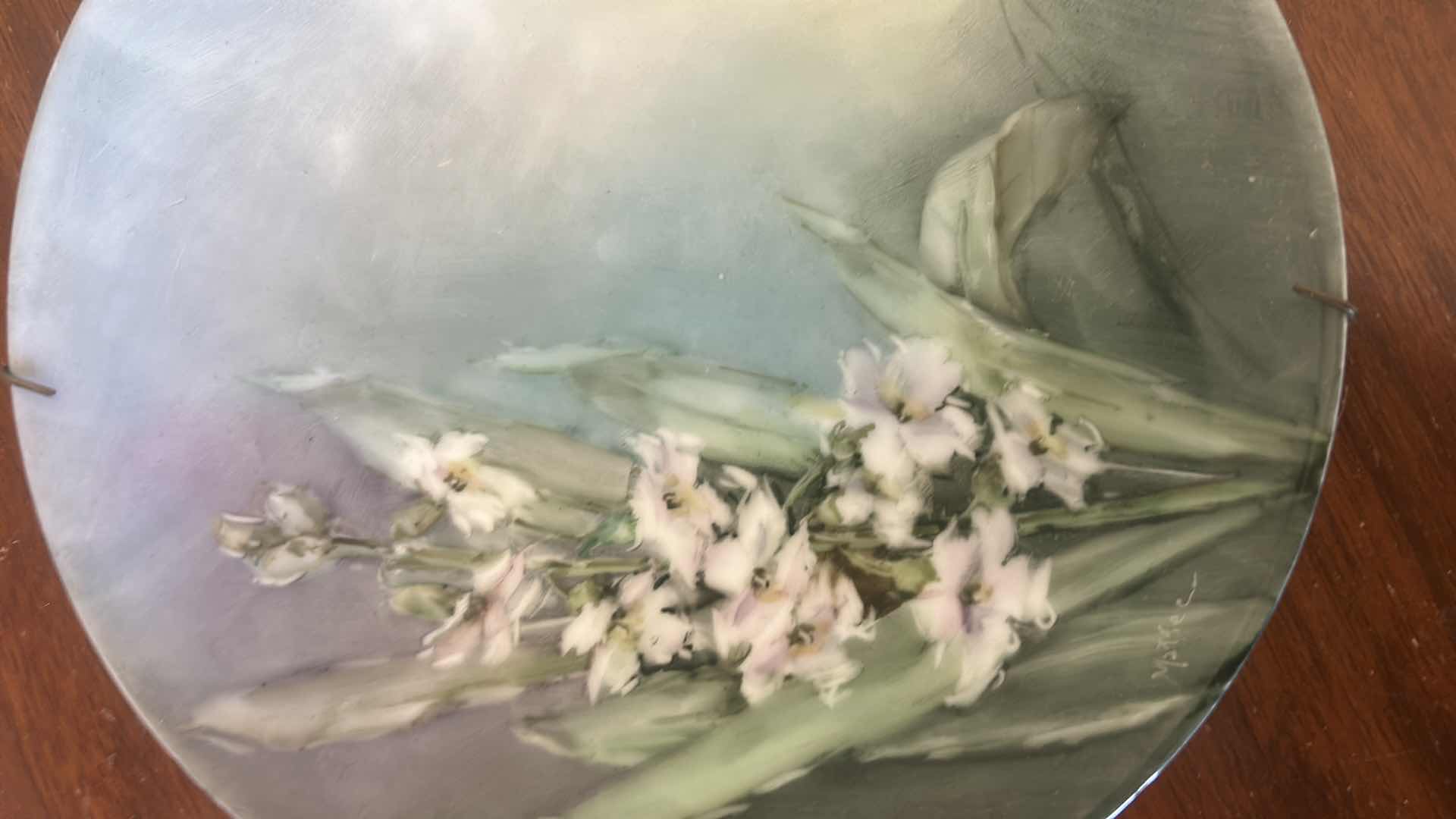 Photo 1 of 8” THOMAS BAVARIA PORCELAIN COLLECTORS PLATE
