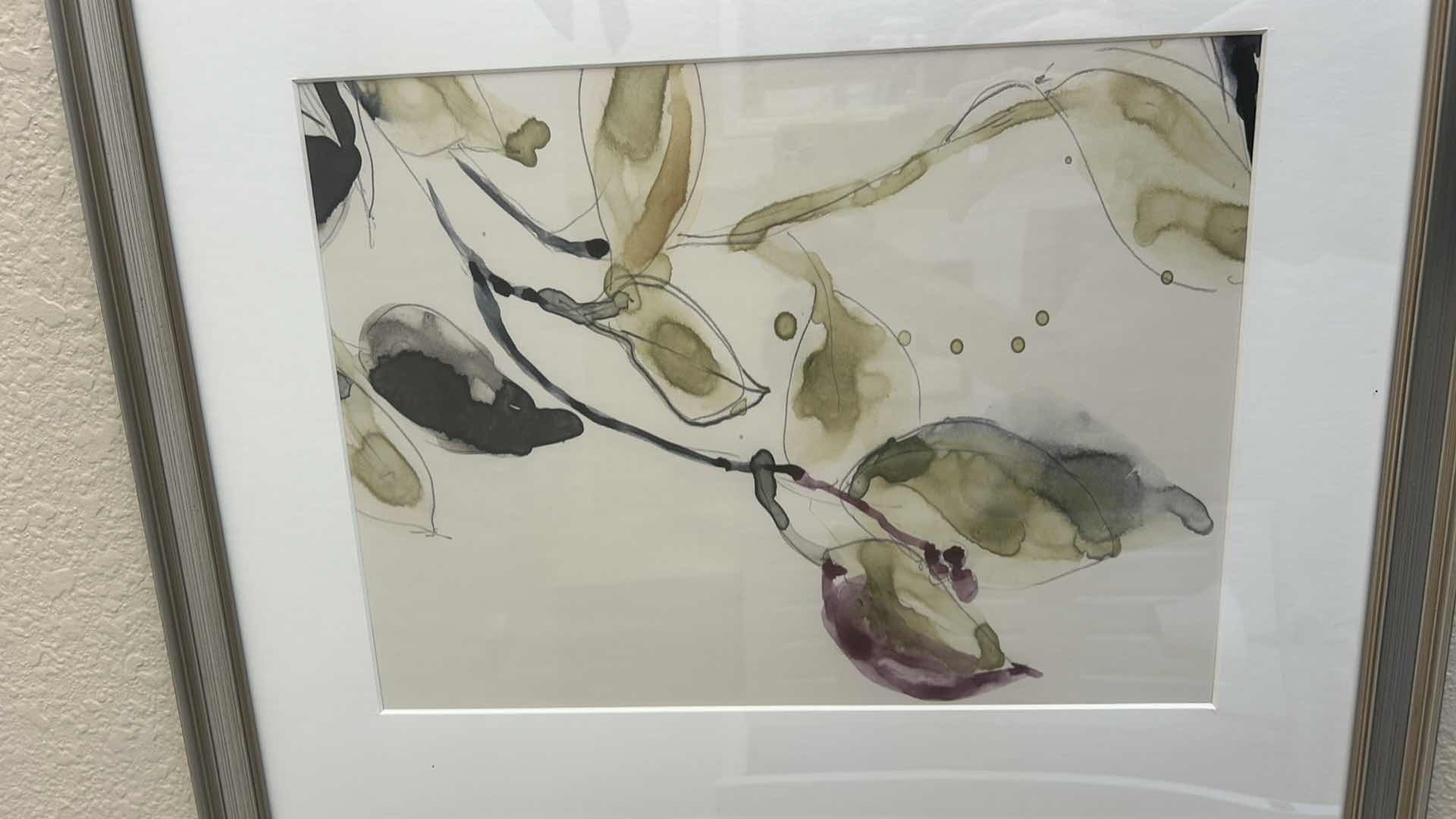 Photo 1 of SILVER FRAMED HAND CRAFTED WATERCOLOR ARTWORK 17 1/2“ x H21 1/2“
