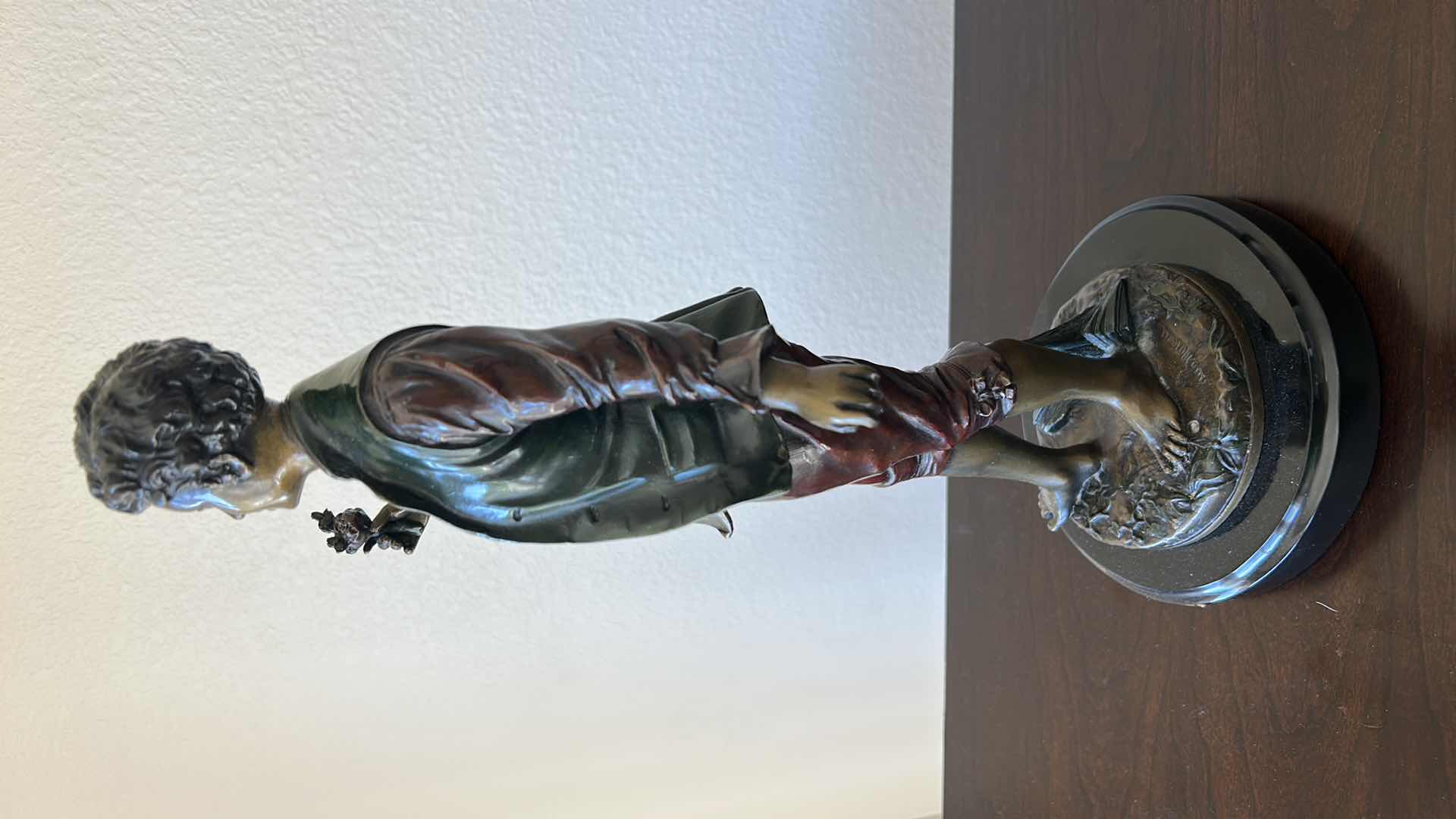 Photo 1 of BRONZE SCULPTURE  AUGUSTE MOREAU (1834-1917) MOREAU” H18”
VALUED  $500- $1000