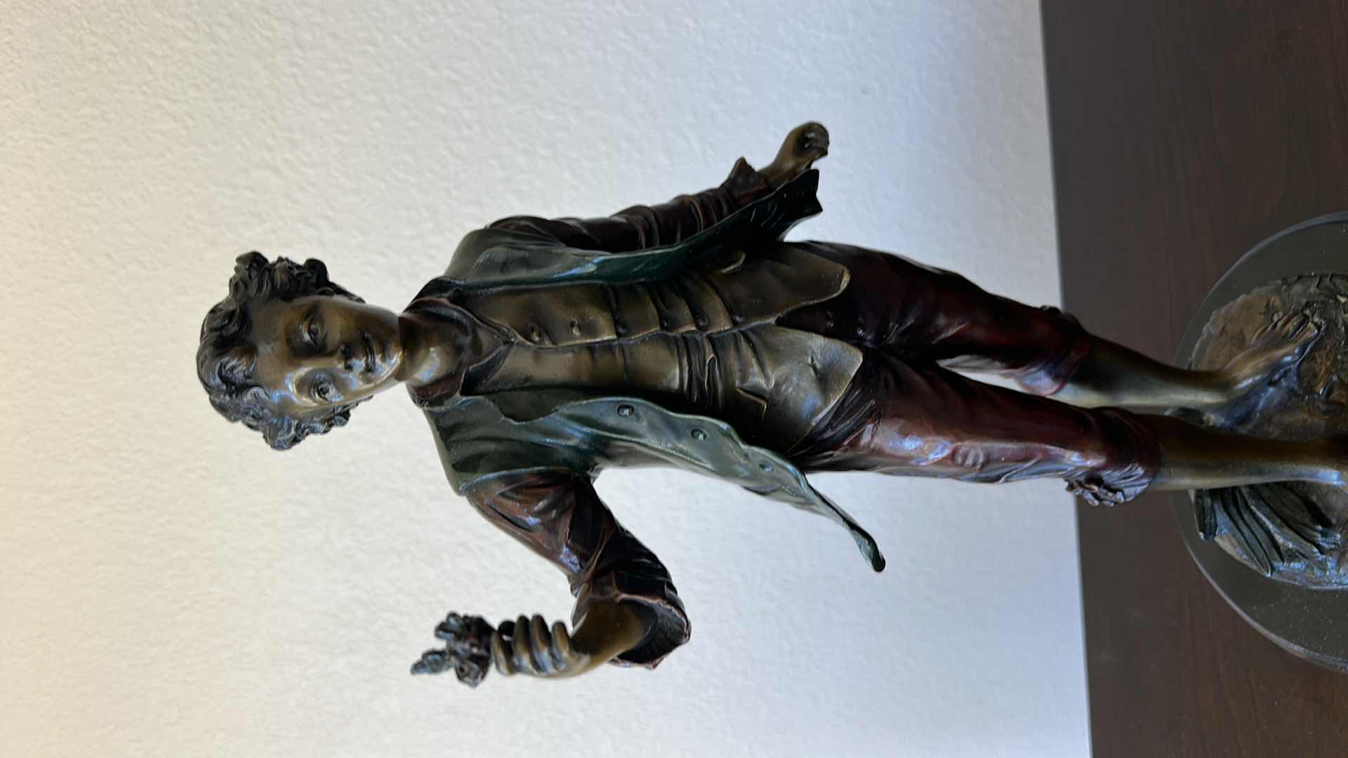 Photo 1 of BRONZE SCULPTURE  AUGUSTE MOREAU (1834-1917) MOREAU” H18”
VALUED  $500- $1000