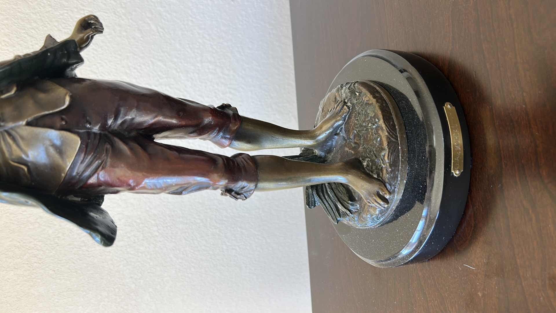 Photo 1 of BRONZE SCULPTURE  AUGUSTE MOREAU (1834-1917) MOREAU” H18”
VALUED  $500- $1000