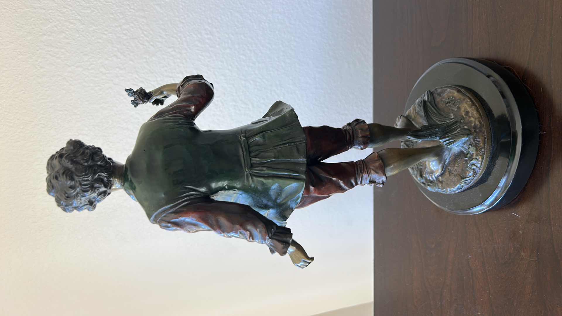 Photo 1 of BRONZE SCULPTURE  AUGUSTE MOREAU (1834-1917) MOREAU” H18”
VALUED  $500- $1000