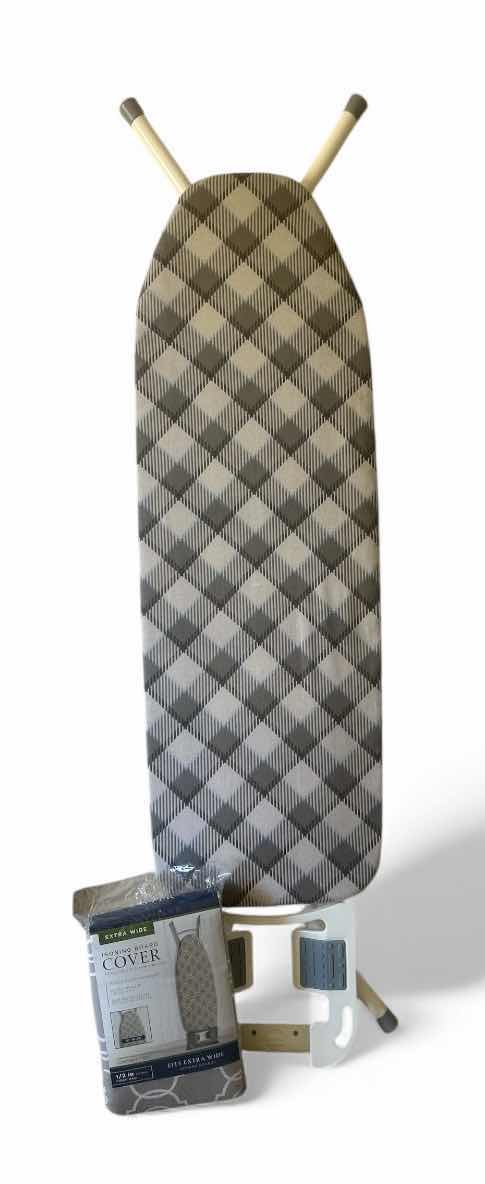 Photo 1 of IRONING BOARD & NEW IRONING BOARD COVER