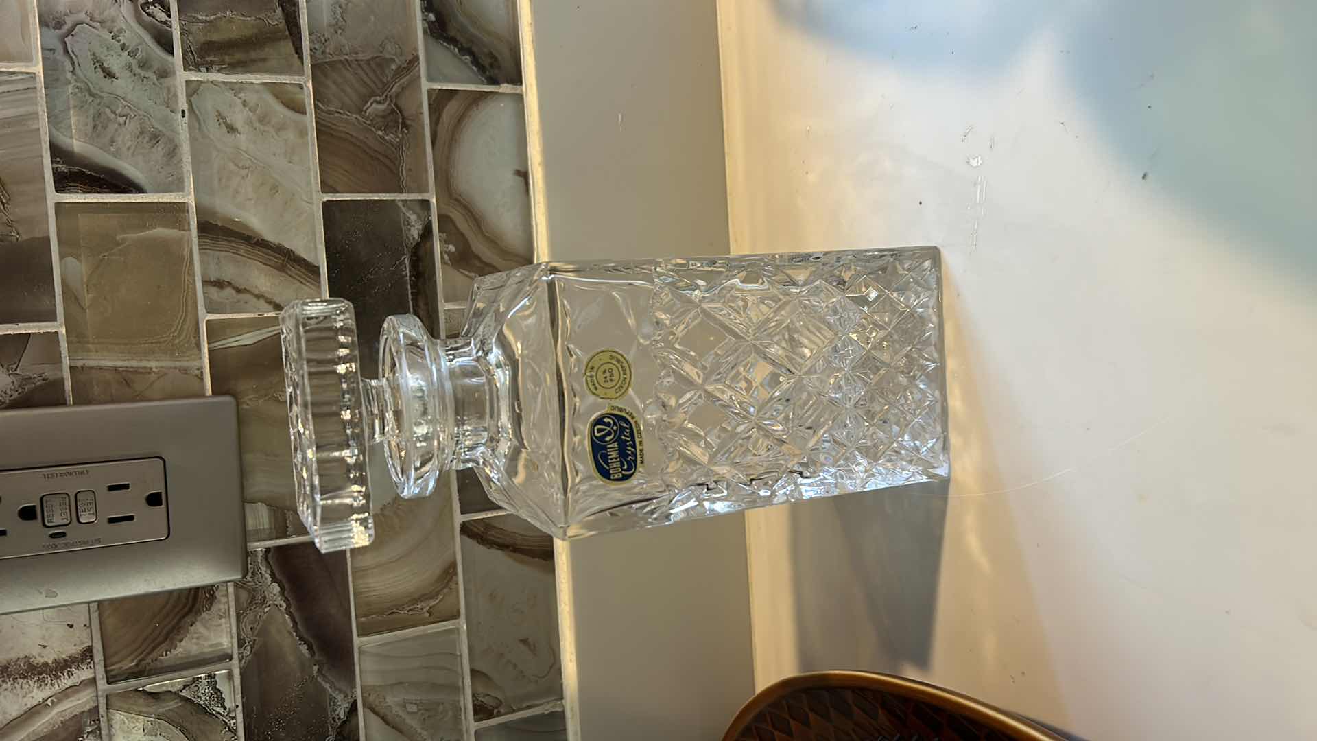 Photo 1 of BOHEMIA CRYSTAL DECANTER
