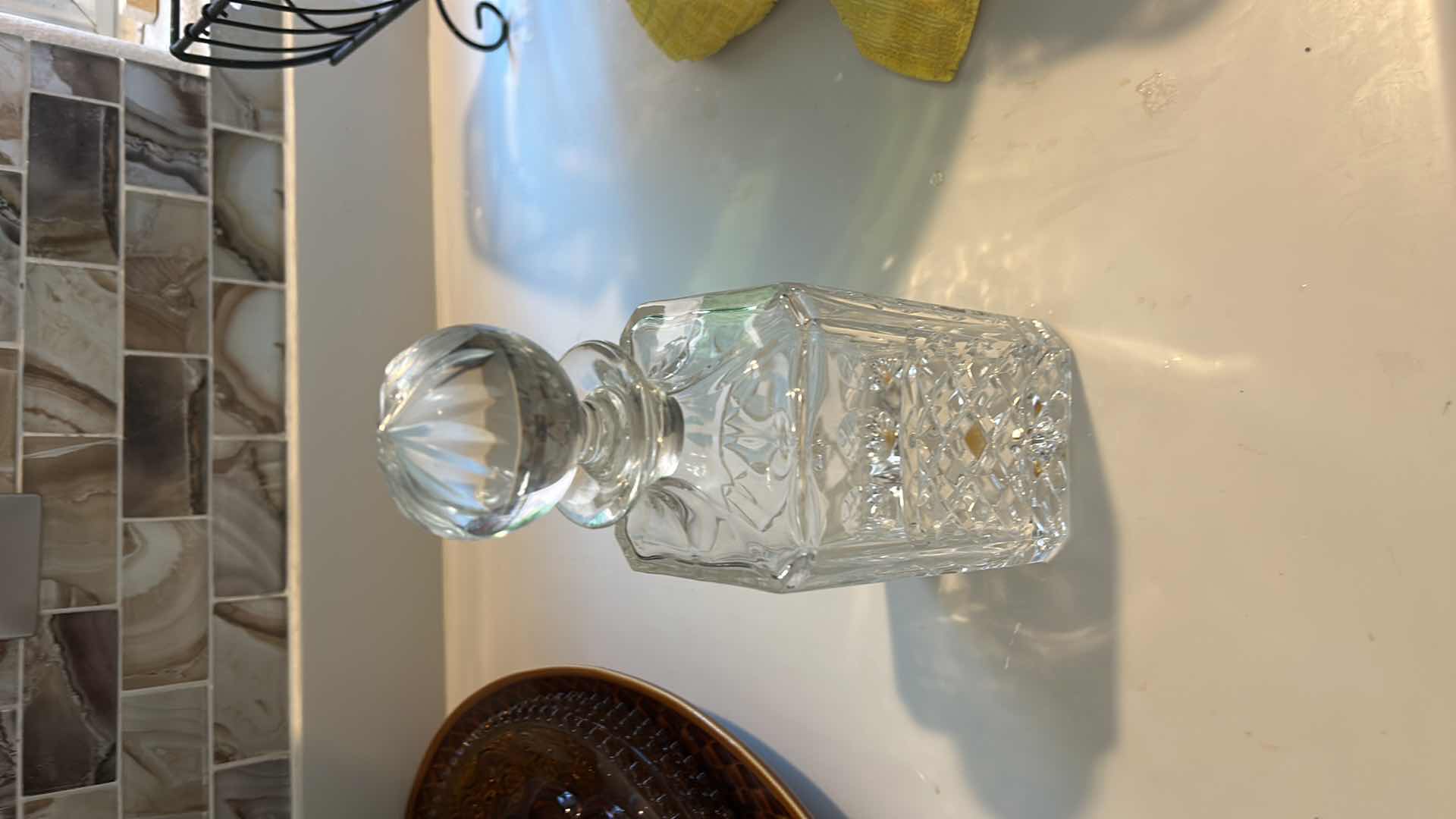 Photo 1 of  CUT CRYSTAL DECANTER