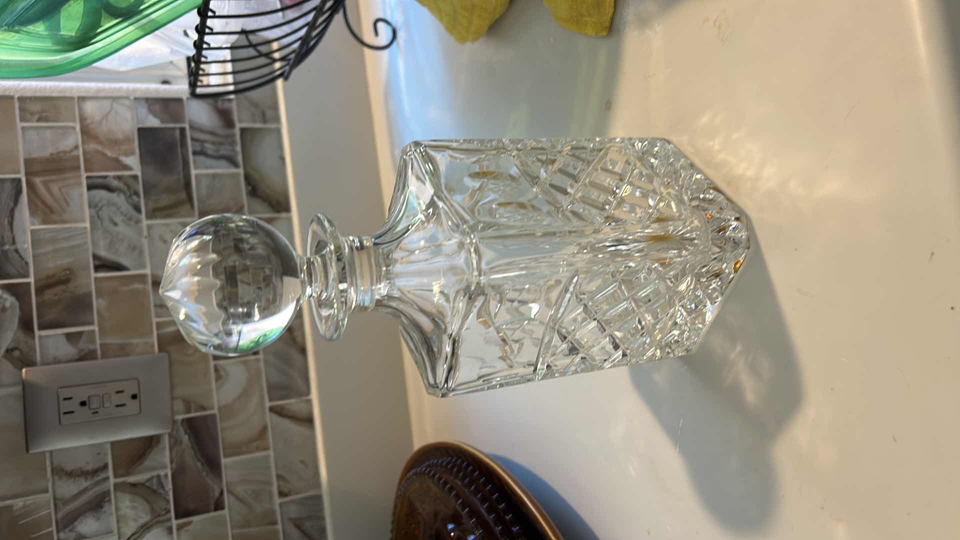 Photo 1 of  CUT CRYSTAL DECANTER