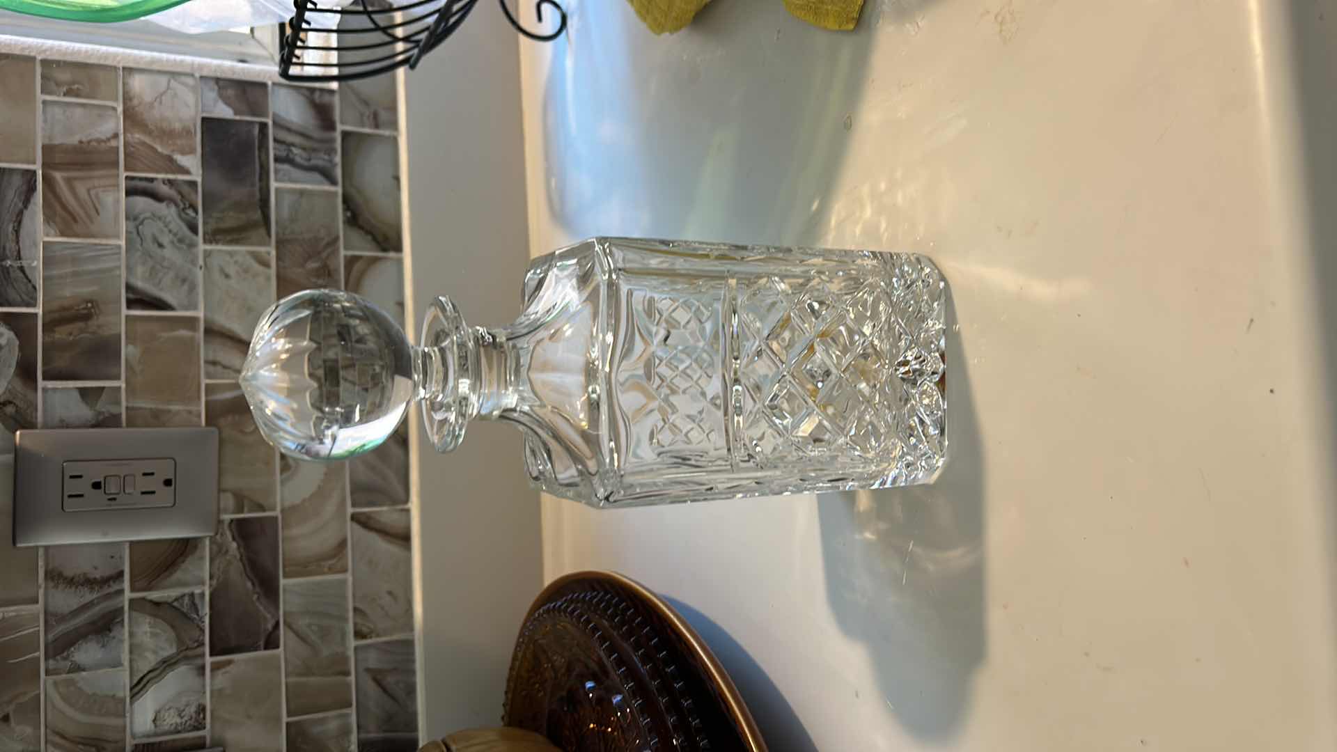 Photo 1 of  CUT CRYSTAL DECANTER