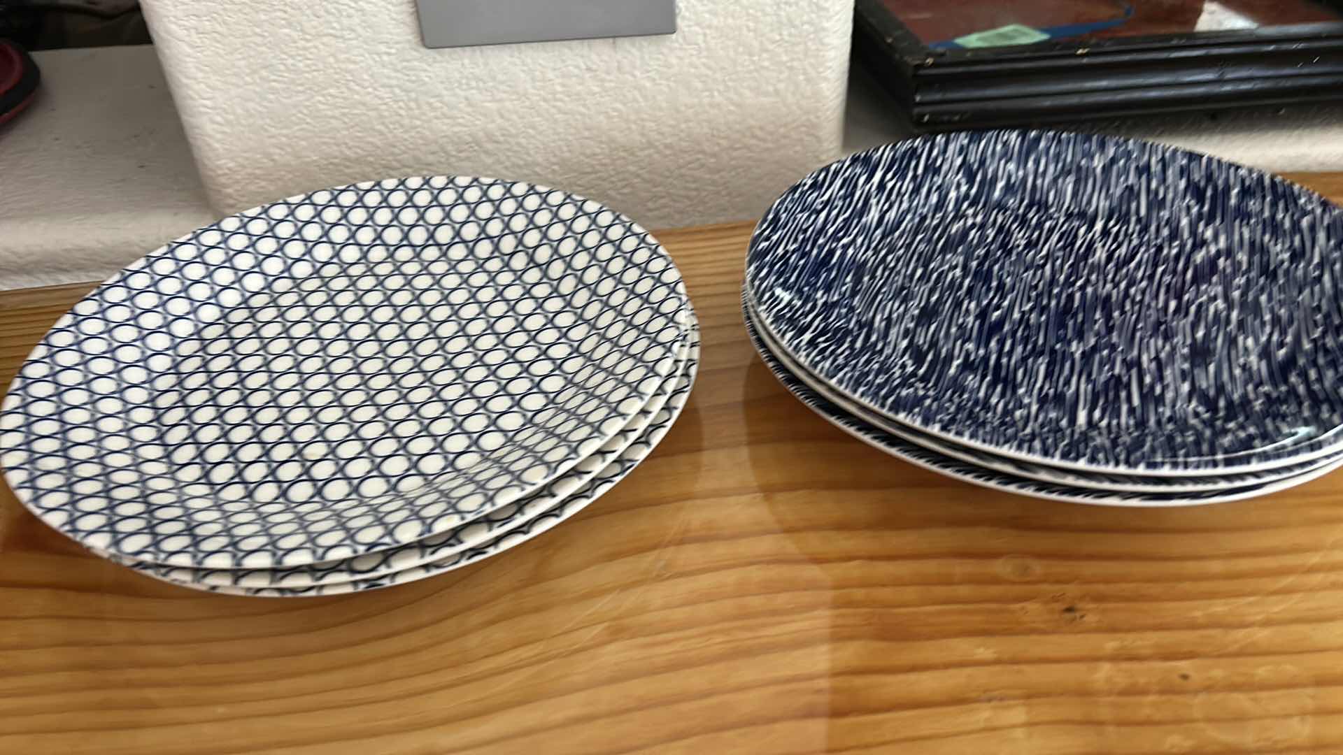 Photo 1 of 13 ROYAL DOULTON BLUE AND WHITE PLATES AND COFFEE MUGS
