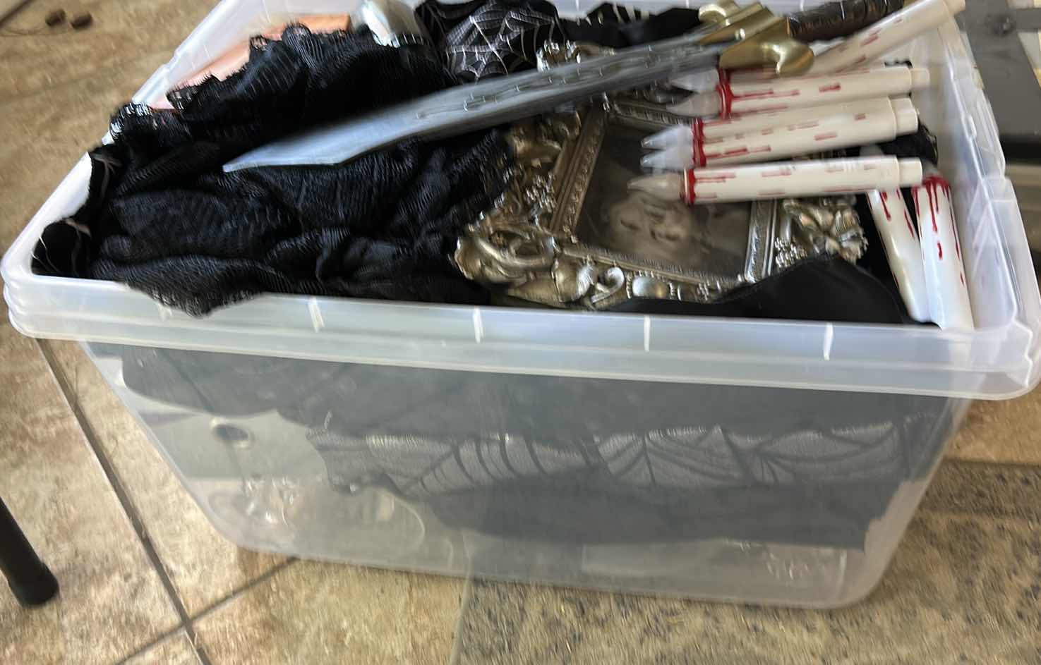 Photo 1 of TOTE - WITH HALLOWEEN DECORATIONS