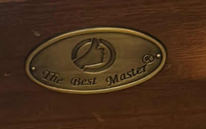 Photo 1 of THE BEST MASTER FURNITURE, WOOD DRESSER WITH STONE TOP  & BEVELED GLASS MIRROR 6‘ x 21“ x H40“ WITH MIRROR  H87”
