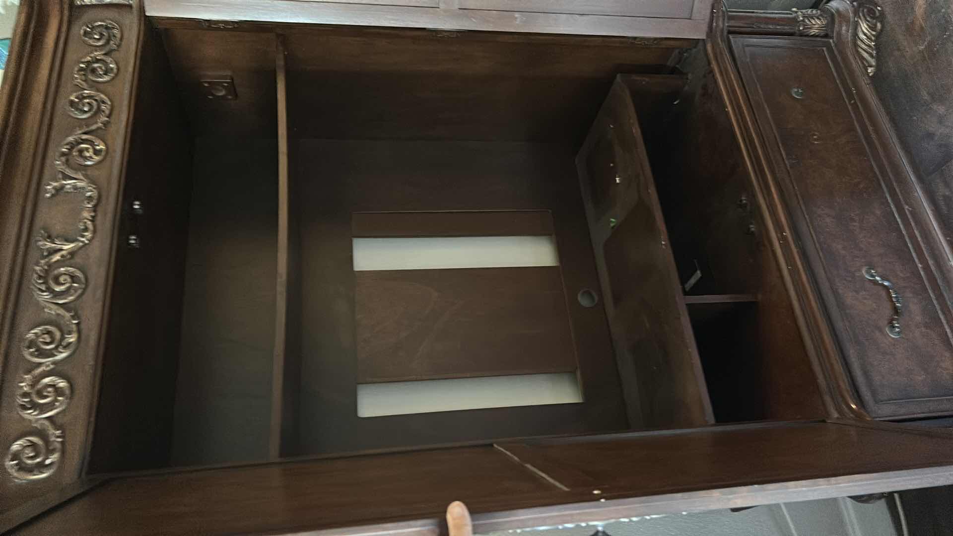 Photo 1 of THE BEST MASTER FURNITURE COMPANY - WOOD ARMOIR/TV CABINET 52” x 25” X H7’