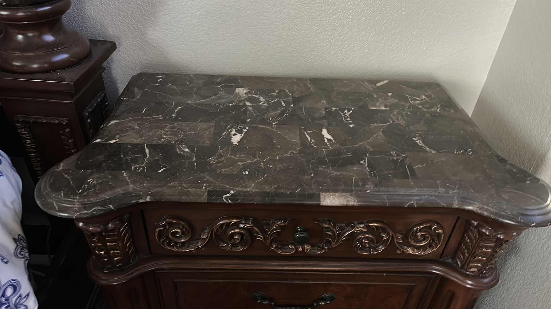 Photo 1 of THE BEST MASTER FURNITURE COMPANY- WOOD NIGHTSTAND 32 1/2“ x 18“ X 30 1/2“