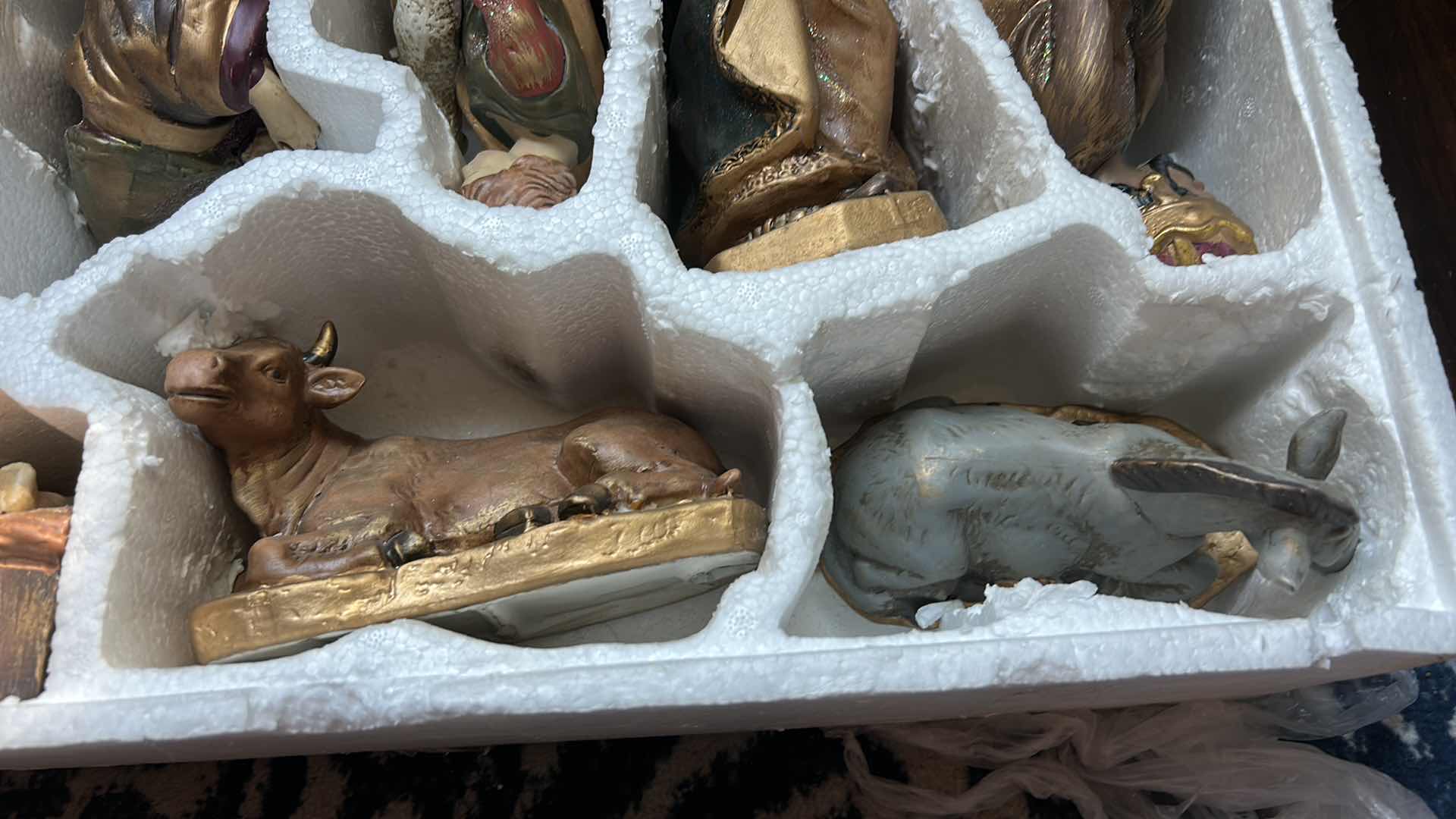 Photo 1 of CHRISTMAS CERAMIC NATIVITY SET