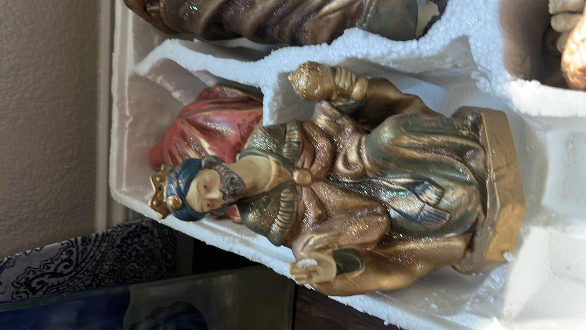 Photo 1 of CHRISTMAS CERAMIC NATIVITY SET