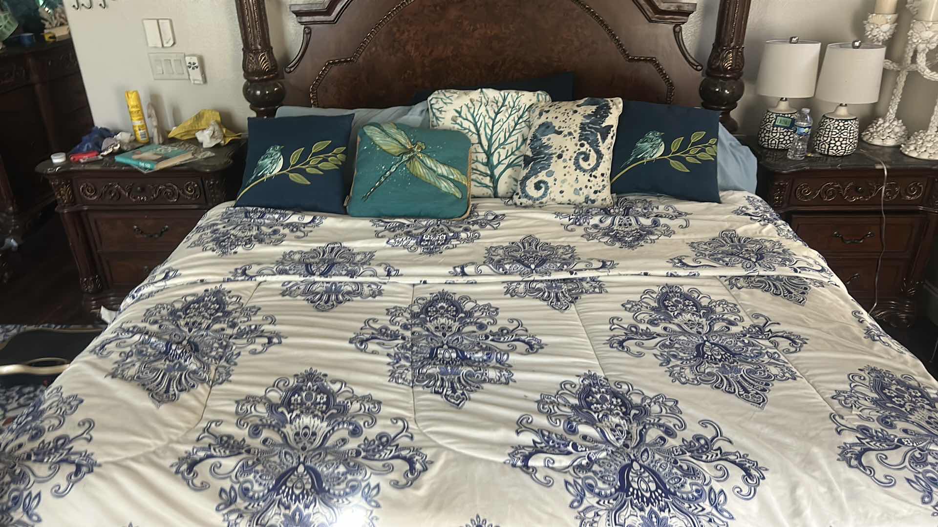 Photo 1 of KING BEDDING SHEETS AND PILLOWS
