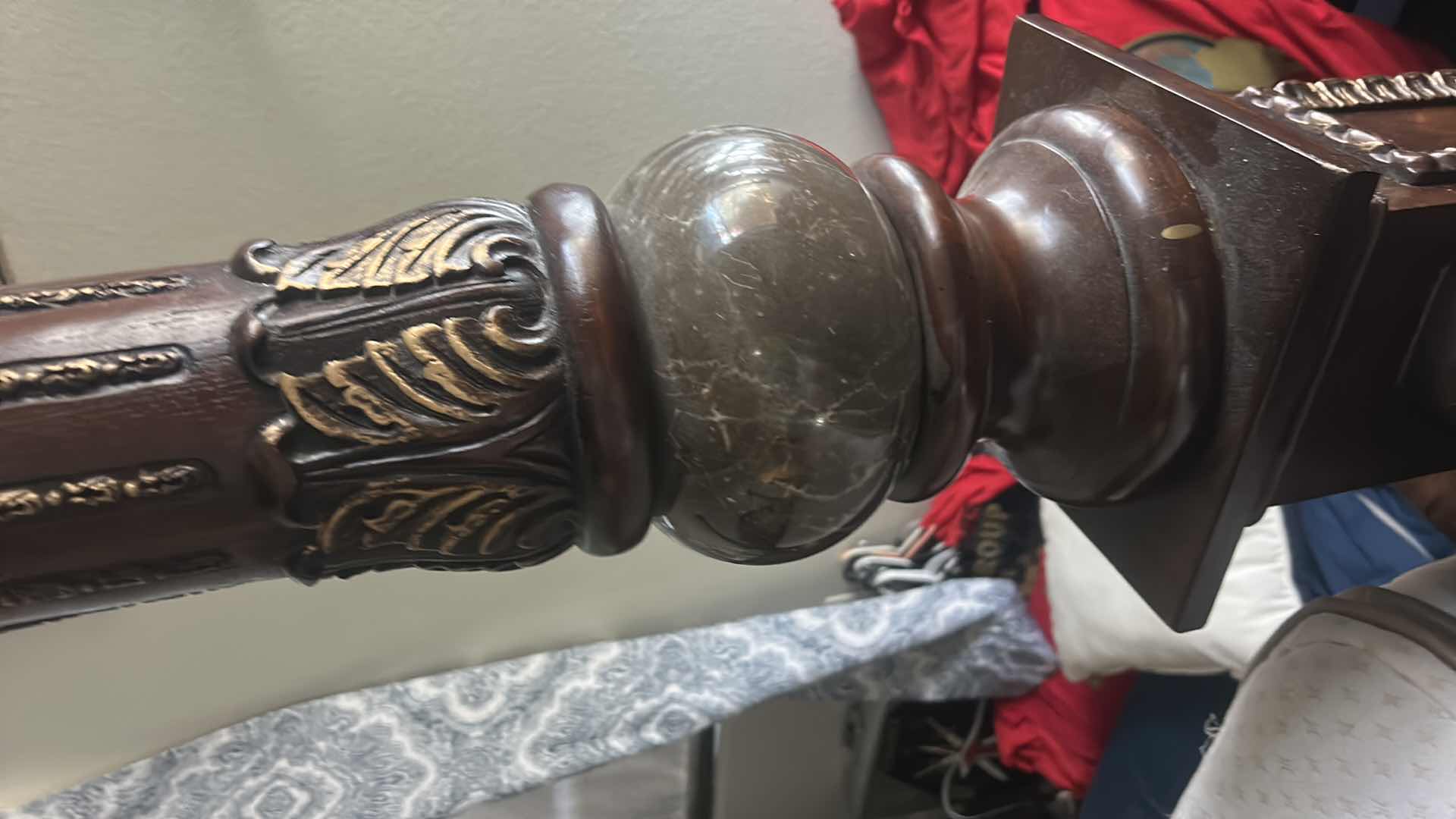 Photo 1 of TRADITIONAL STYLE ROMAN EMPIRE II CANOPY BED HEADBOARD/FOOTBOARD AND SURROUND 87” X 98” x H7’