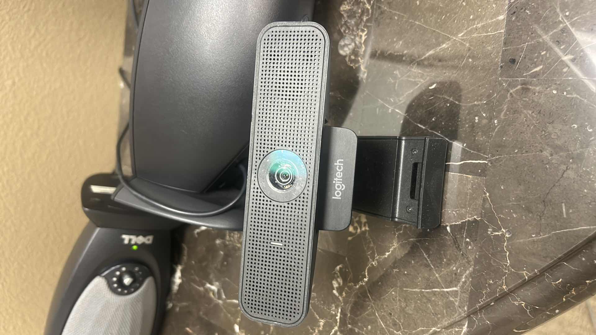 Photo 1 of 2 DELL SPEAKERS AND LOGITECH CAMERA