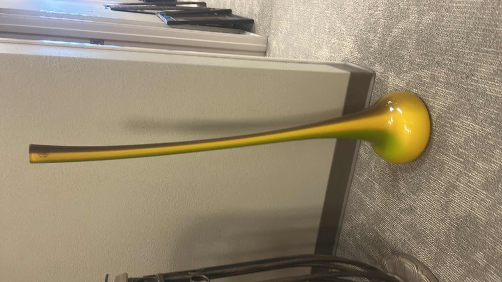 Photo 1 of TALL GENUINE HAND BLOWN ART GLASS H42”