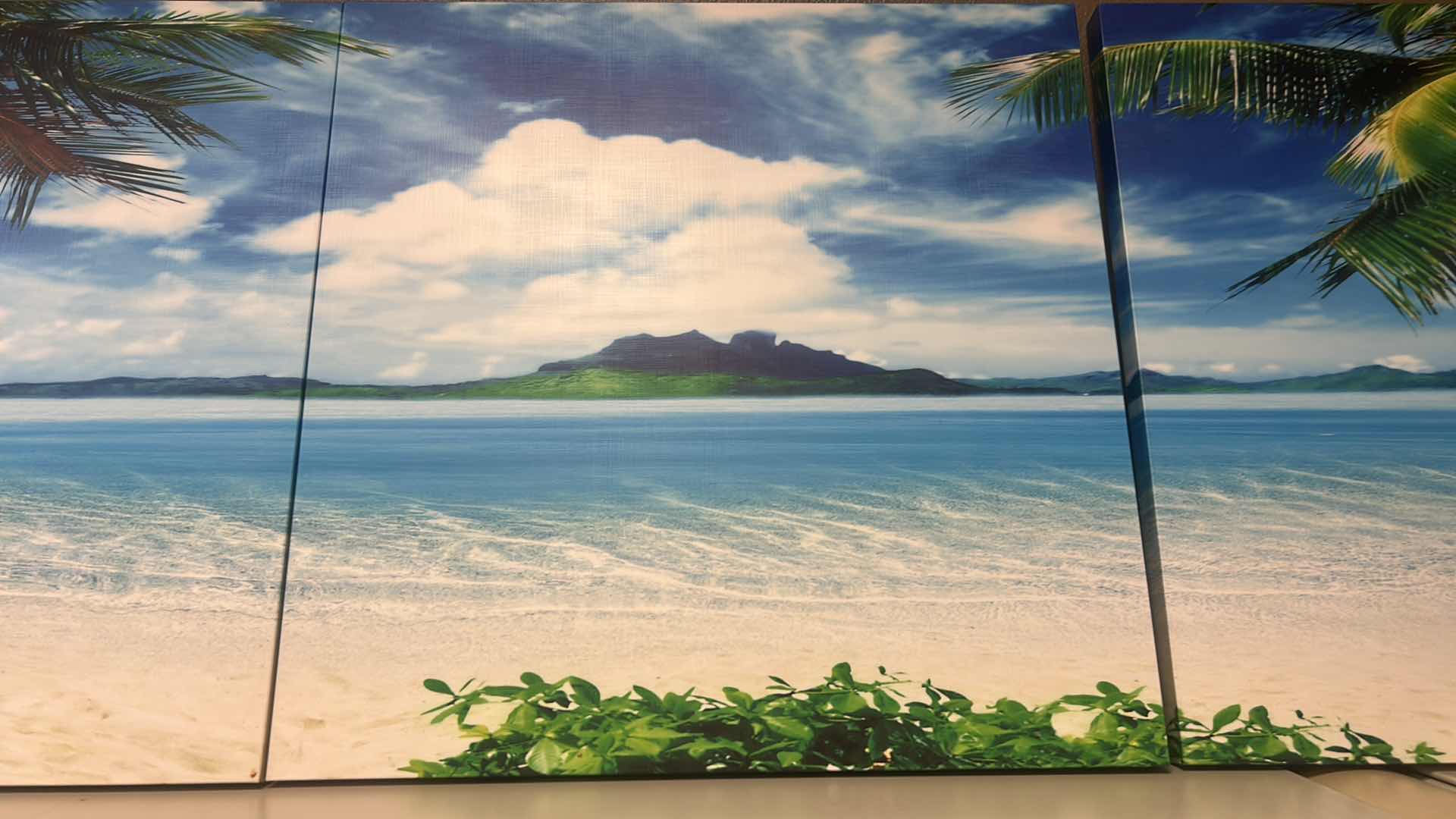 Photo 1 of 3 PC OCEAN THEMED ARTWORK ( EACH PC 19 1/2“ X 19 1/2“)