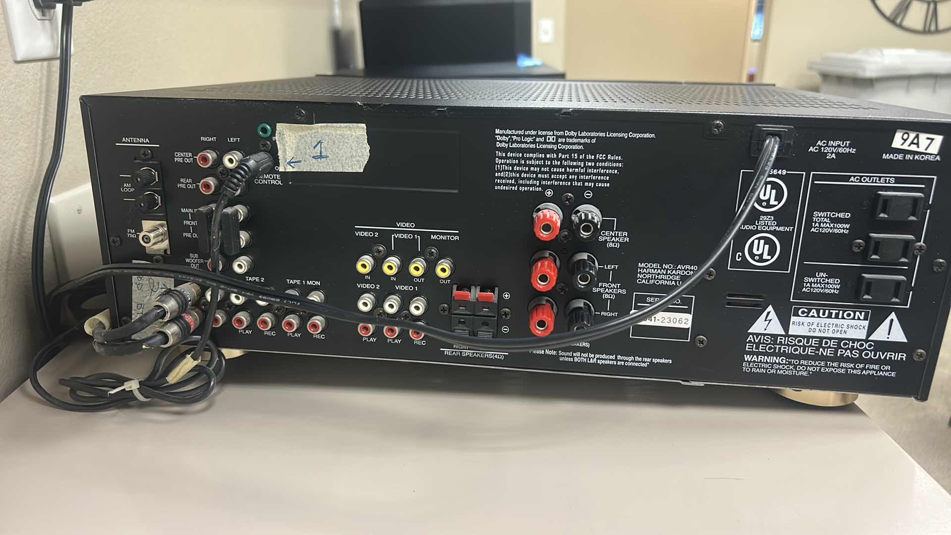 Photo 1 of HARMAN / KARDON AVR-40