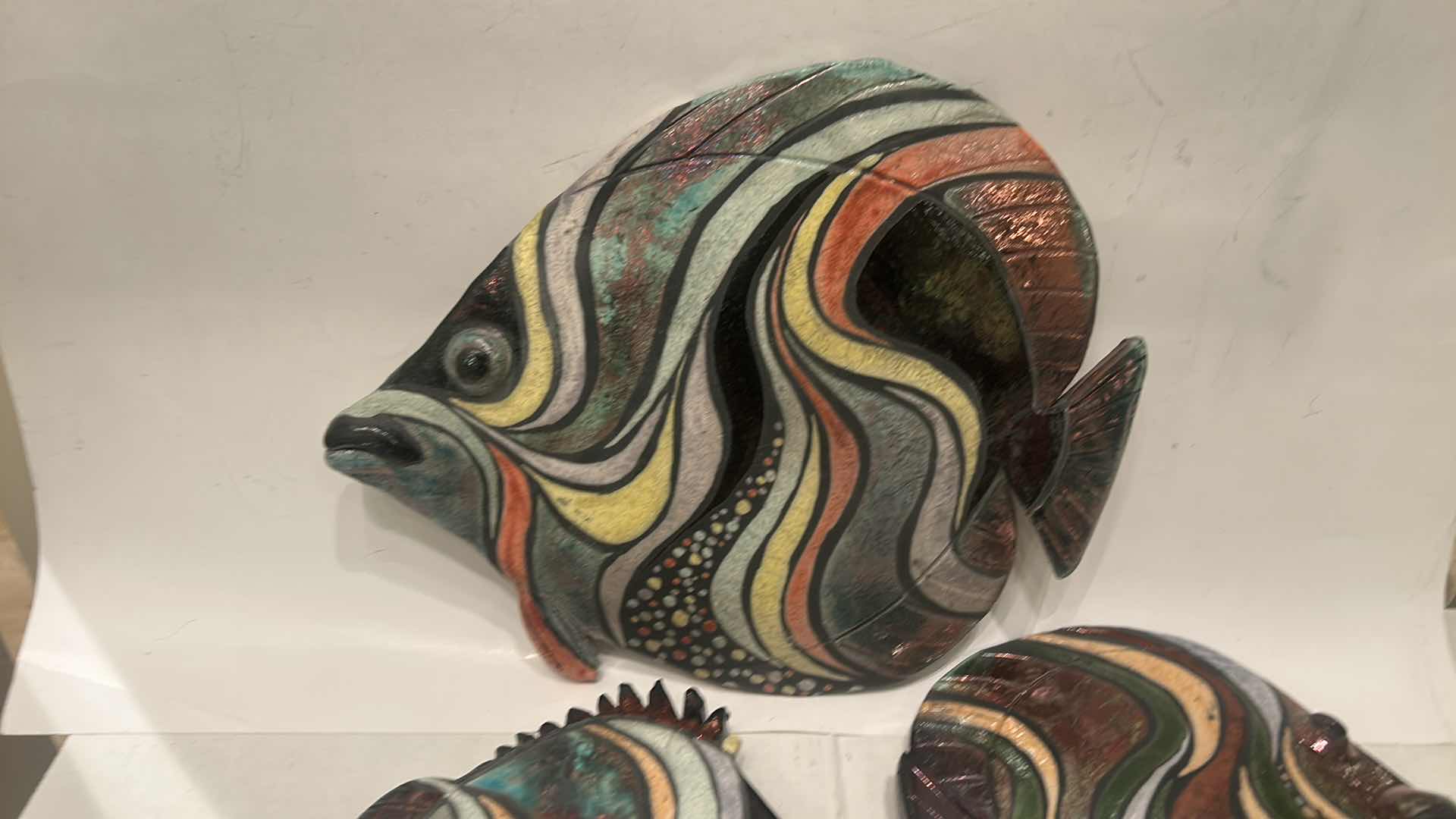 Photo 1 of 3 CERAMIC FISH (LARGEST 11” x H9 1/2”)