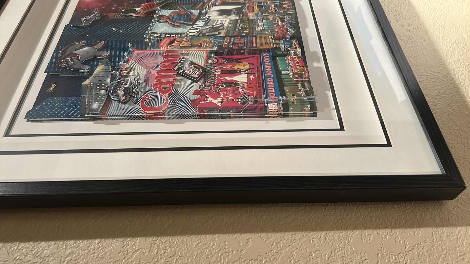 Photo 1 of FRAMED LIMITED EDITION "TIMES SQUARE PARADE" ARTIST PROOF PRINT ARTWORK-SIGNED & NUMBER BY ARTIST ALEXANDER CHEN 35” x 27 1/2”