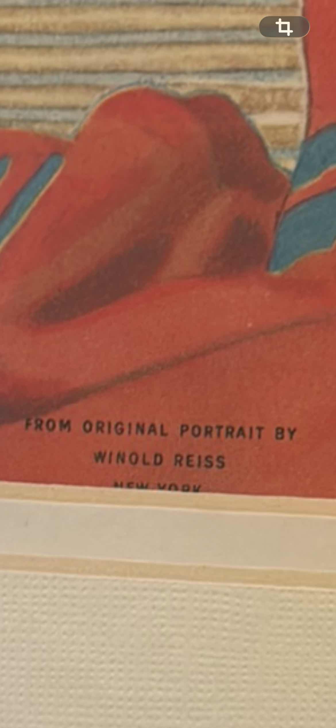 Photo 1 of FRAMED REPRODUCTION "NATIVE AMERICAN" ART PRINT AFTER ORIGINAL PORTRAIT BY WINOLD REISS. 16” x 19”