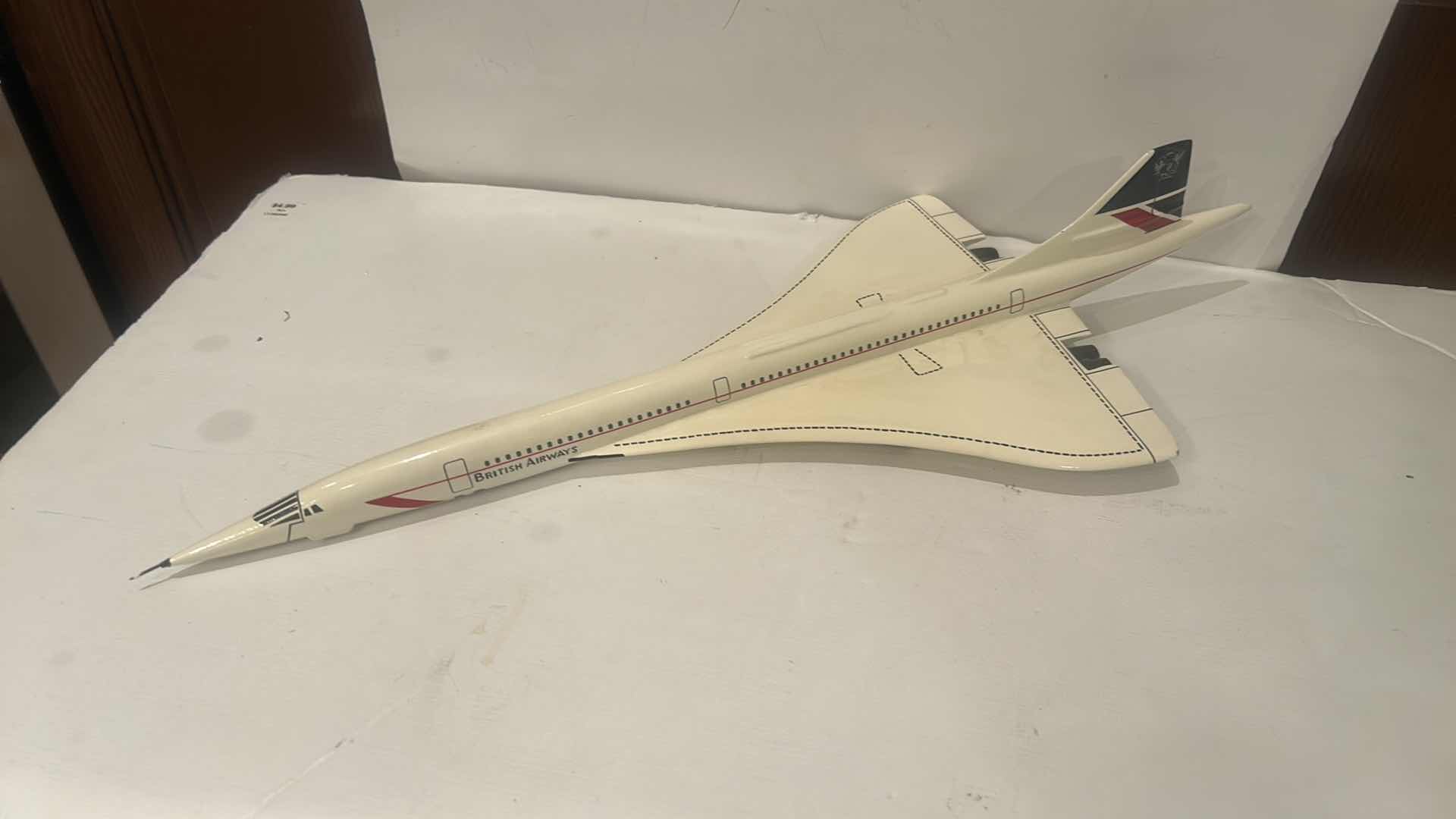 Photo 1 of MODEL OF A BRITISH AIRWAYS CONCORDE AIRCRAFT 23”