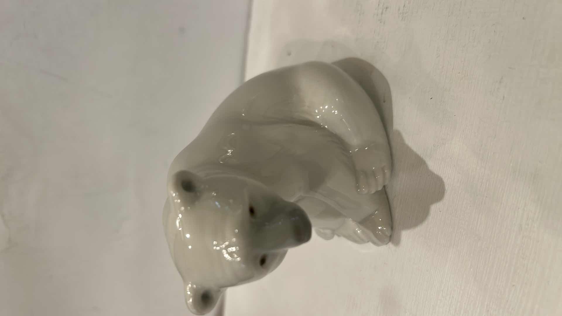 Photo 1 of 3 LLADRO PORCELAIN POLAR BEARS H 5 “