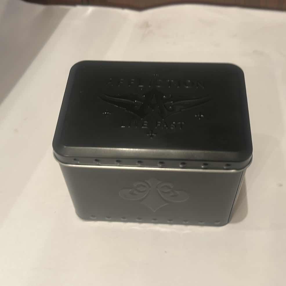 Photo 1 of AFFLICTION LIVE FAST, STAINLESS STEEL MEN’S WATCH IN CASE