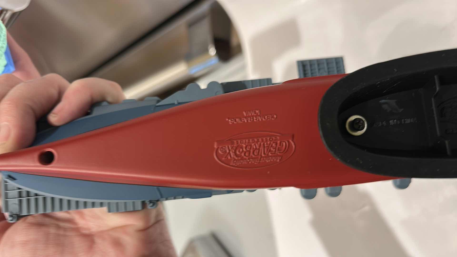 Photo 1 of GEARBOX MODEL OF USS INTREPID CV-11 1945 BATTLESHIP AIRCRAFT CARRIER, 15” LONG