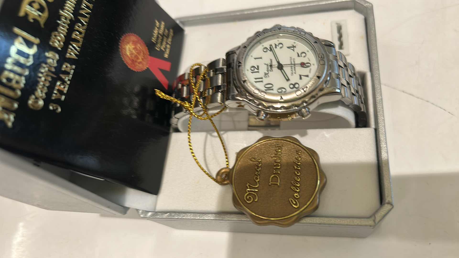 Photo 1 of MARCEL DRUCKER SILVERTONE WOMEN’S WATCH