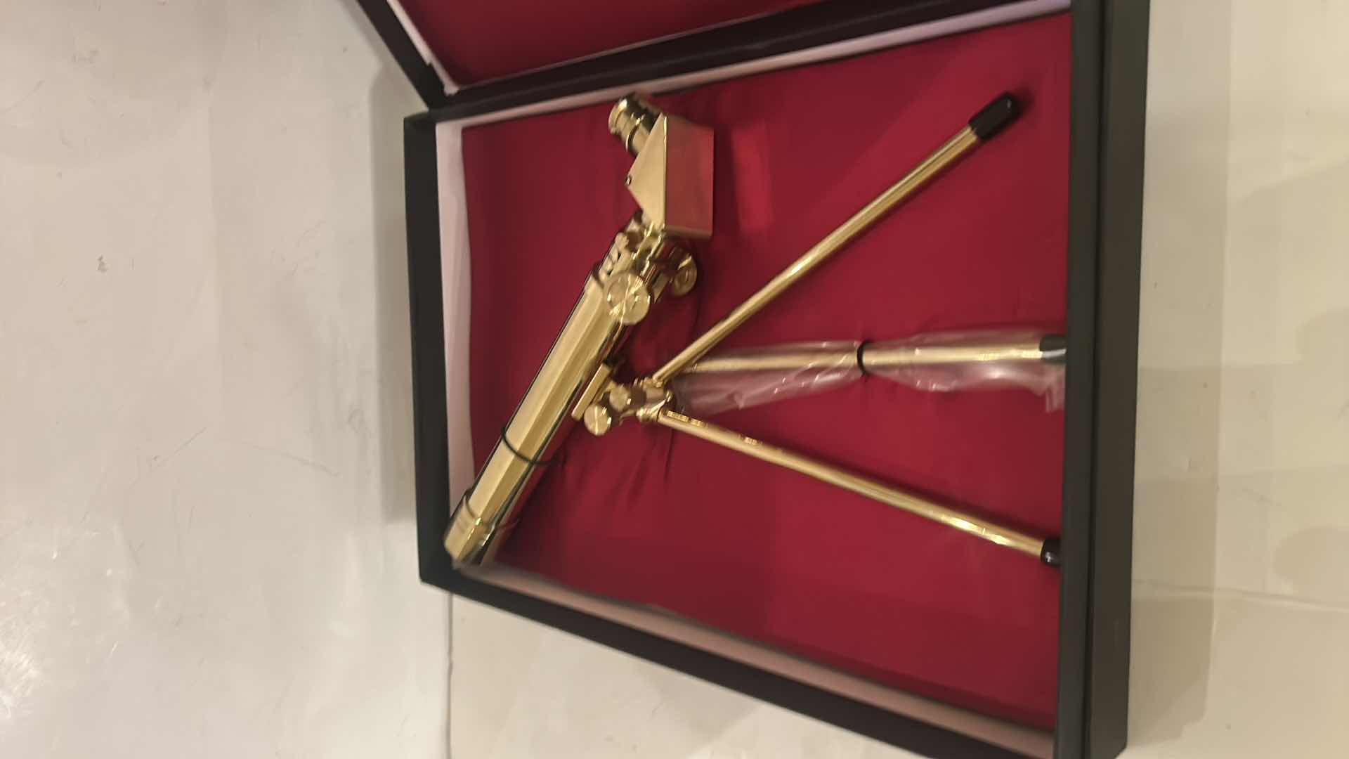 Photo 1 of BRASS ASTRONOMICAL TELESCOPE 8 1/4” x 12 1/4”