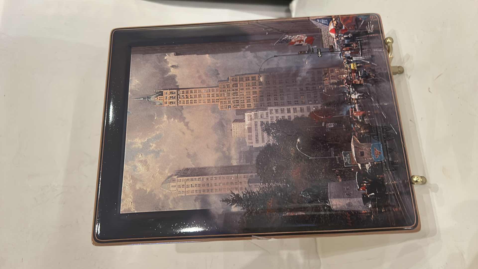 Photo 1 of FRAMED NEW YORK CENTRAL PARK TILE ARTWORK-SIGNED & NUMBERED W COA 7“ x 9“