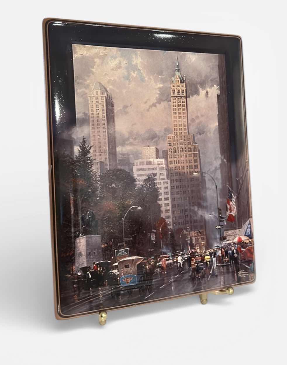 Photo 1 of FRAMED NEW YORK CENTRAL PARK TILE ARTWORK-SIGNED & NUMBERED W COA 7“ x 9“